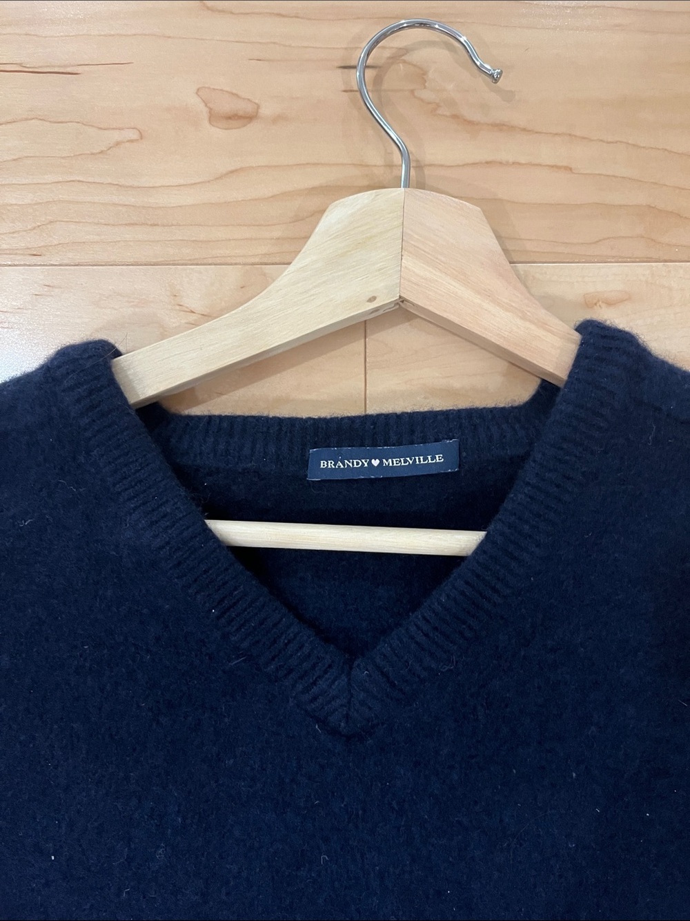 Brandy wool top - navy
